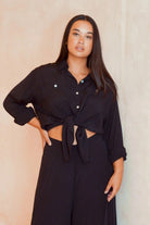 Fujette Black Blouse - Amira Collective