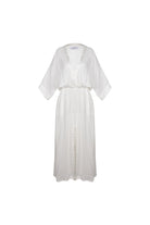 Freya White Elasticised Waist Dress - Amira Collective