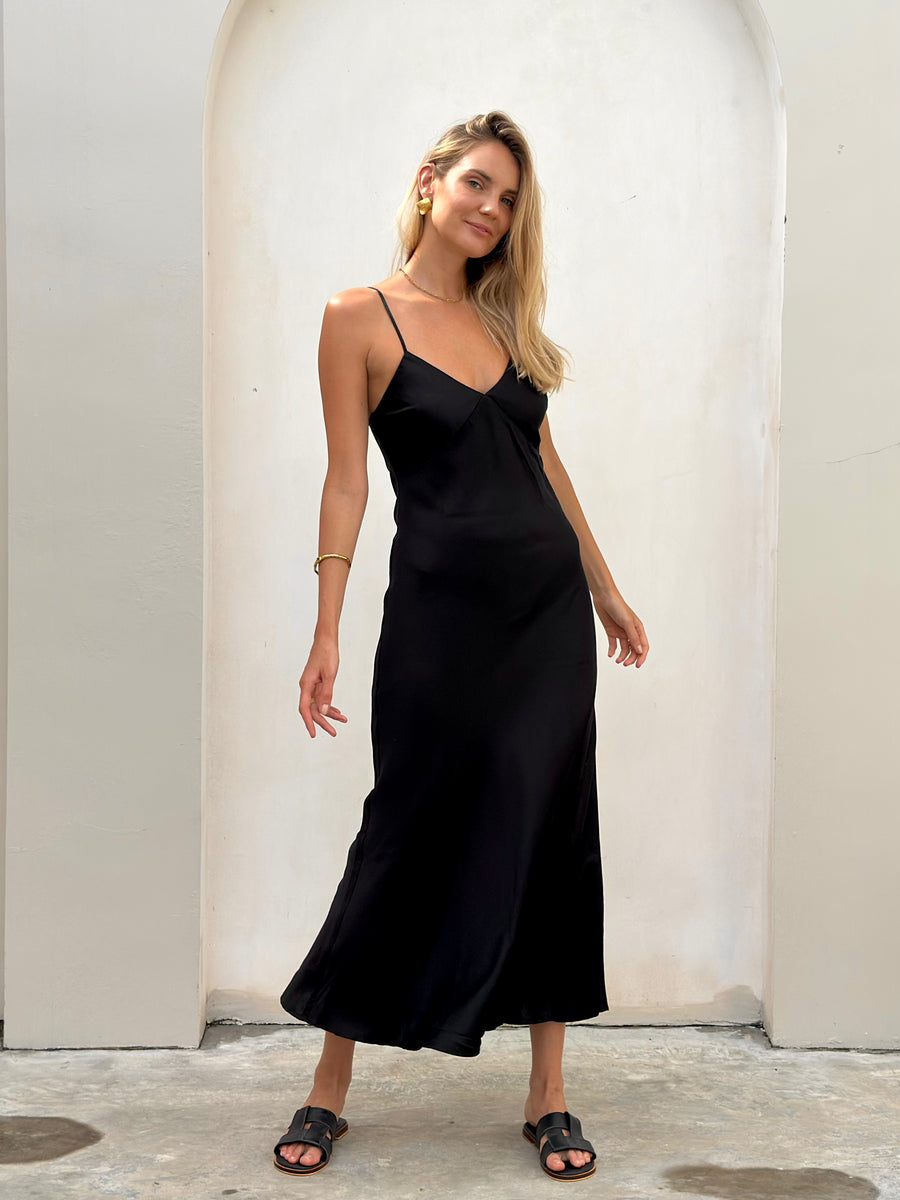 Scotty Black Lyocell Slip Dress