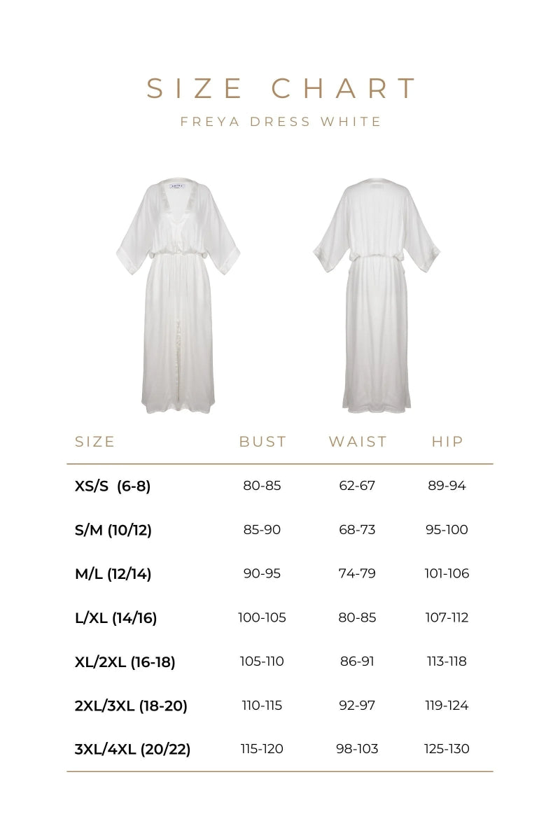 Freya White Elasticised Waist Dress - Amira Collective